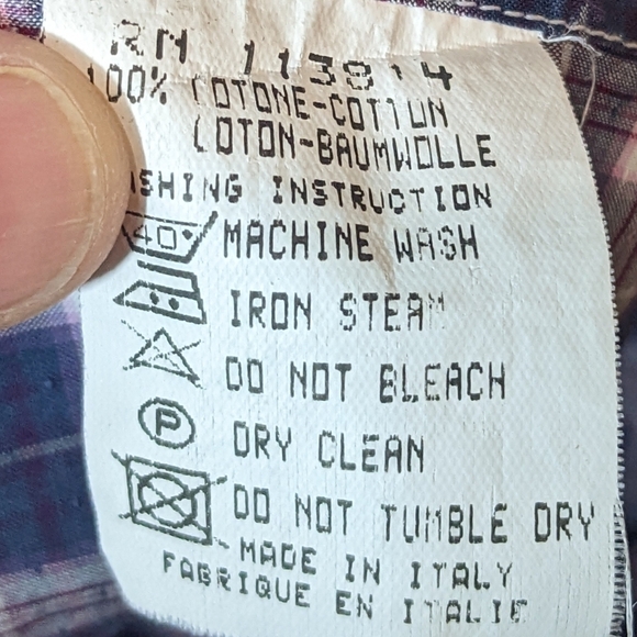 Billy Reid Men's Plaid Tabbed Shoulder Button Down Sz XXL Fit 2 - Picture 12 of 12